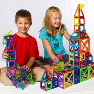 Magformers 透明3D磁性建筑玩具112片装