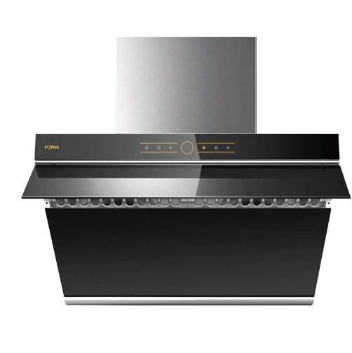 30" Wall Mount Range Hood with 510 CFM Blower and 3 Fan Speeds - Onyx Black Tempered Glass