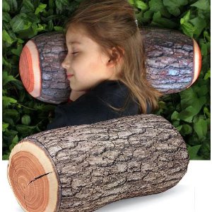 Kikkerland Log Micro Bead Head Cushion