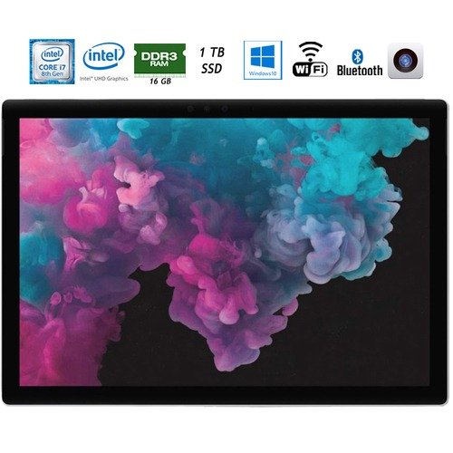 Surface Pro 6 12.3" Intel i7-8650U 16GB/1TB SSD Convertible Laptop