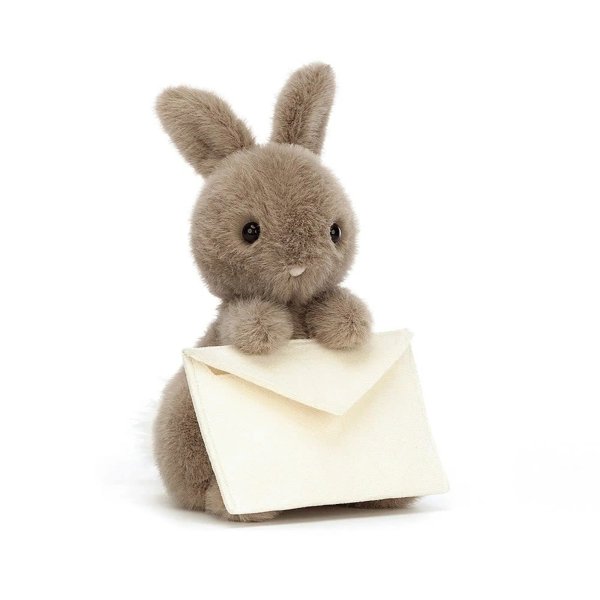 送信的小兔子毛绒玩具