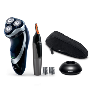 Philips Norelco Electric Shaver, 4000 Series - 4300, Black, Silver, AT850/49