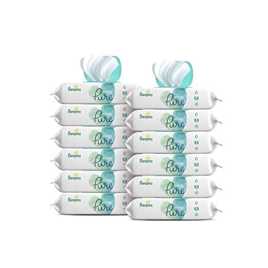 Aqua Pure 宝宝湿巾，低过敏性无香型，672抽