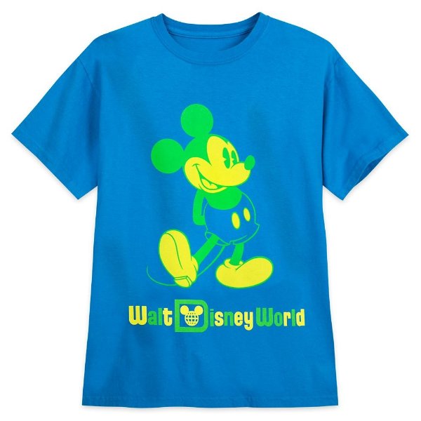 Mickey Mouse Classic Neon T-Shirt for Kids – Walt Disney World | shopDisney