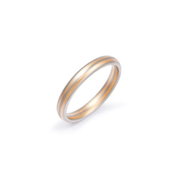 Promessa 'Entwine' 18K Gold & 950 Platinum Ring | Chow Sang Sang Jewellery eShop