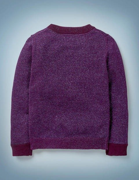 Embroidered Hogwarts Sweater - Plum Jam Purple | Boden US