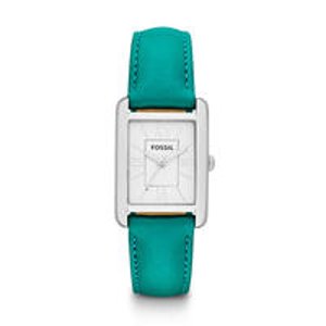 Florence Three Hand Leather Watch  @ FOSSIL
