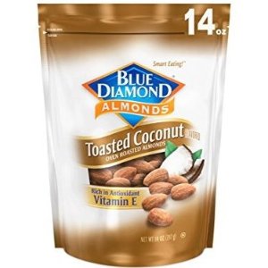 Blue Diamond Almonds, Toasted Coconut, 14 Ounce