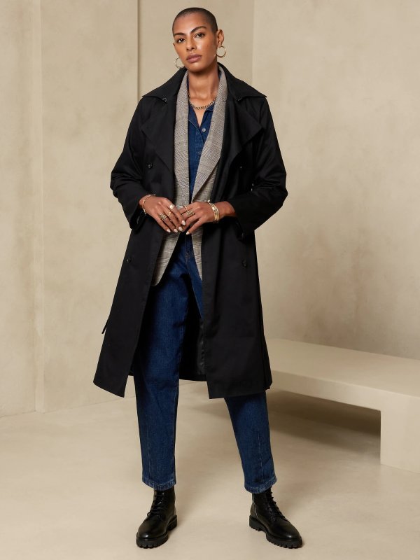 Long Twill Trench