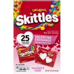 Original Fun Size Valentine Class Exchange Kit, Valentines Candy, 13.4 oz, 25 Pieces