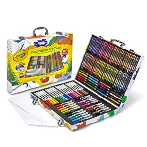 Crayola Inspiration Art Case: Art Tools, 140 Pieces, Crayons, Colored Pencils, Washable Markers, Paper, Portable Storage