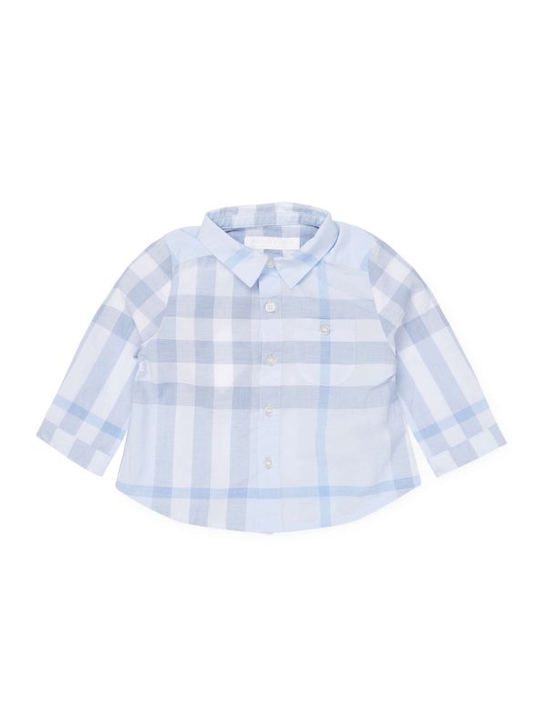 Cotton Spread Collar Shirt by Burberry at Gilt