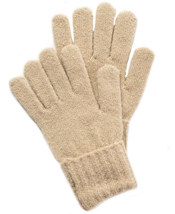 Rib Solid Gloves With Lurex, Created for Macy's