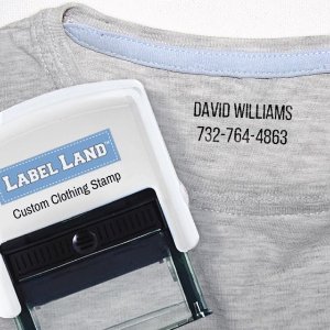 独家：Label Land 个人定制服饰印章，可印千次以上