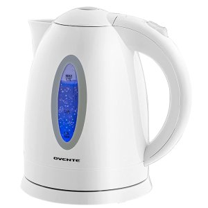 Ovente Electric Hot Water Kettle 1.7 Liter with LED Light