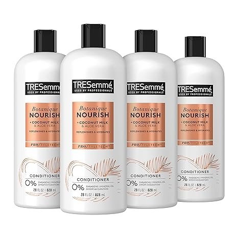 Hydrating Conditioner 4 Count With 100% Natural Coconut Milk and Aloe Vera 28 oz