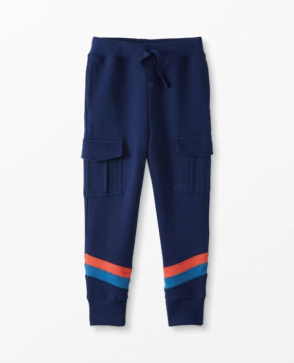Slim Cargo Sweatpants In French Terry