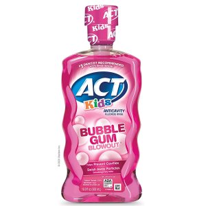 ACT 儿童防蛀含氟漱口水，泡泡糖口味