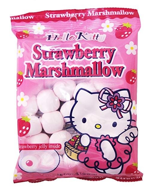 Hello Kitty Strawberry Marshmallow, 3.1 Oz. (Pack of 6)
