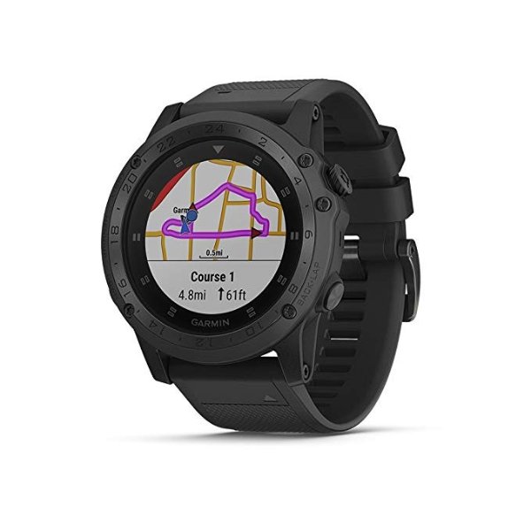 Tactix Charlie, Premium GPS Watch with Tactical Functionality, Night Vision Goggle Compatibility, TOPO Mapping and Other Tactical-specific Features