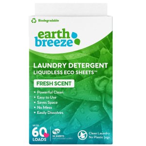 限今天：Earth Breeze 无液体洗衣片 清新香味 60Loads