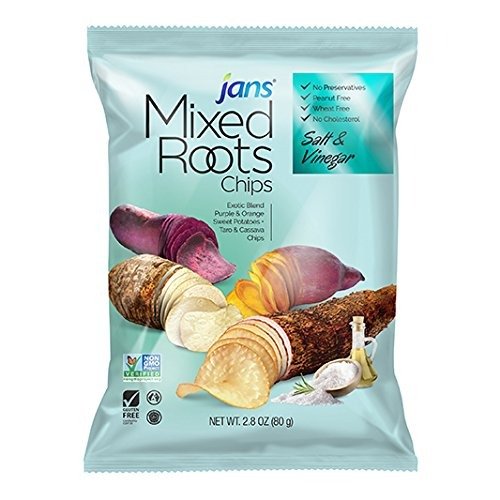 Mixed Roots Chips - All Natural Vegetable Chips (Salt & Vinegar, 2.8 oz)