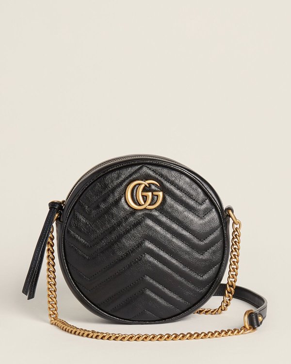 GG Marmont Mini Leather Shoulder Bag