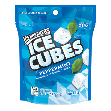ICE BREAKERS 无糖薄荷味口香糖 100片装