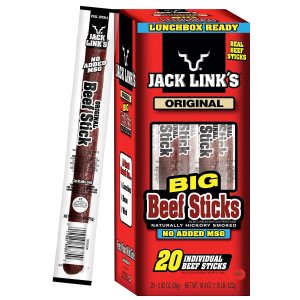 Jack Link's Beef Sticks, Original, 0.92 Ounce (20 Count)
