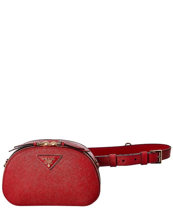Odette Saffiano Leather Belt Bag