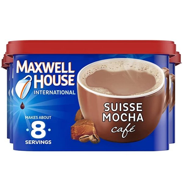 瑞士摩卡风味速溶咖啡 7.2oz 4盒