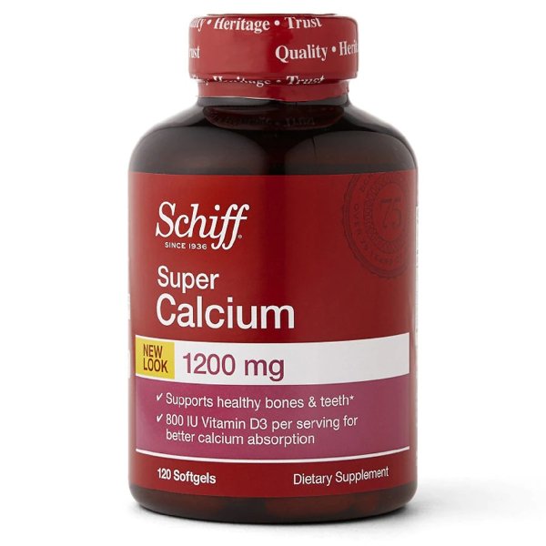Super Calcium 1200mg with Vitamin D3 Softgels