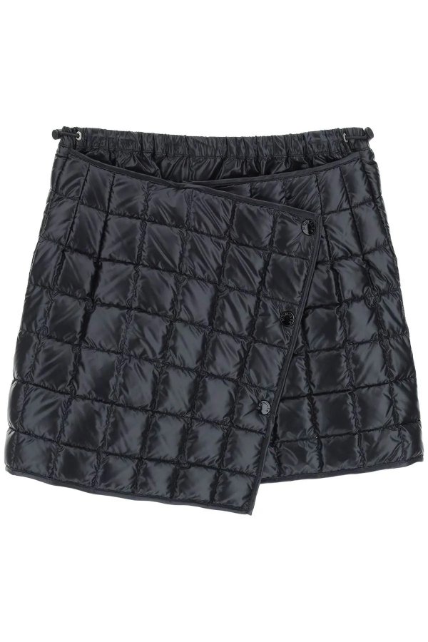 basic padded mini wrap skirt