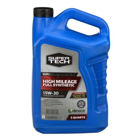 High Mileage Full Synthetic 5W-30 Motor Oil, 5 Quarts