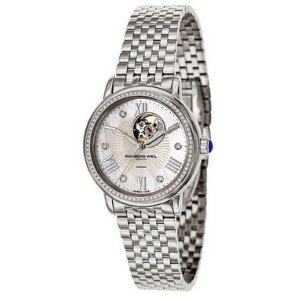 Raymond Weil Maestro Automatic Open Balance Wheel Women's Watch 2627-STS-00965 (Dealmoon Exclusive)