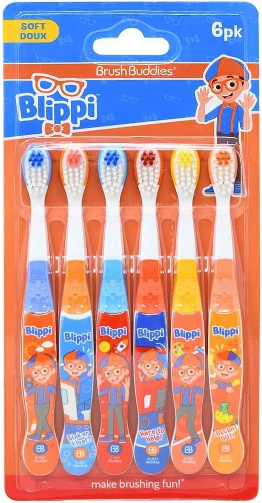 Brush Buddies Blippi Kids Toothbrushes