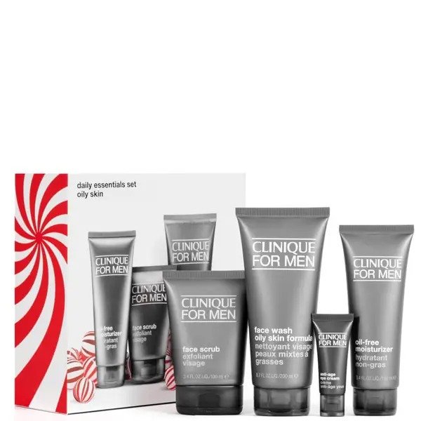 for Men Daily Essentials Set for Oily Skin (Worth £93.50)