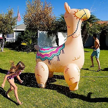 BigMouth Giant Llama 6ft tall Inflatable Yard Sprinkler - Sam's Club
