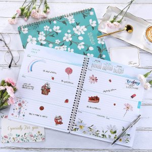 Tullofa 2020 Planner - Weekly & Monthly Planner with Marked Tabs