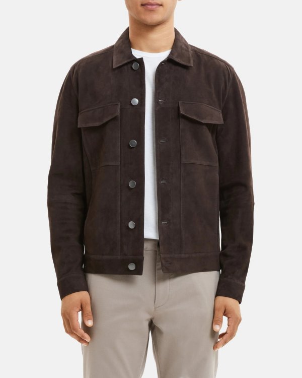 Trucker Jacket in Leather