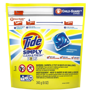 Tide Pods Simply Clean & Fresh Laundry Detergent Pacs