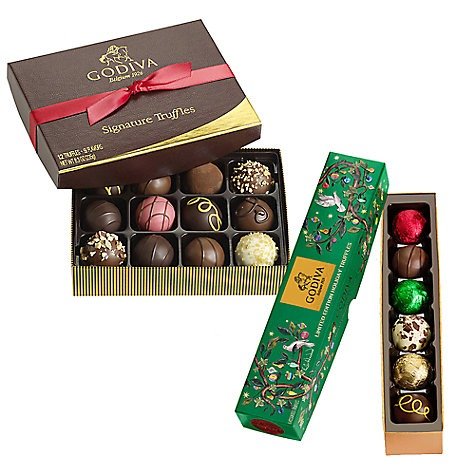 Holiday Chocolate Truffles Gift Set | GODIVA