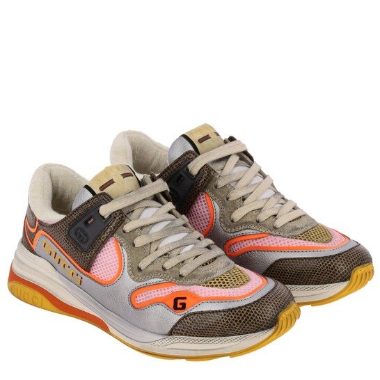 Ultrapace Ladies Grey Tejus Printed Sneakers
