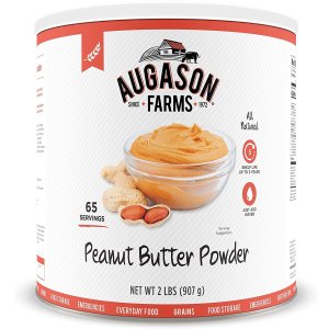 Augason Farms 花生酱粉 2磅 可用于涂抹面包、制作蘸酱等