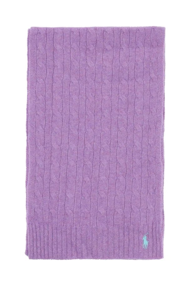 Wool and cashmere cable-knit scarf Polo Ralph Lauren