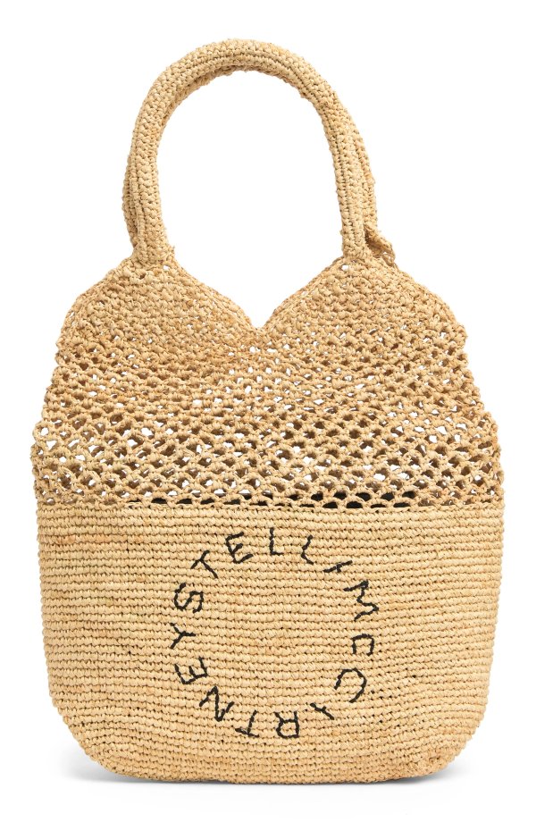 Crochet Raffia Tote Bag