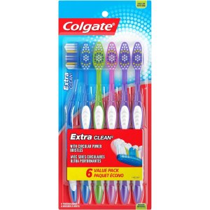 Colgate高效清洁牙刷 6支