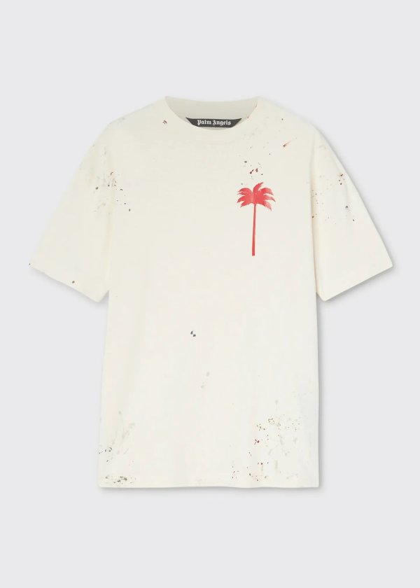 Men's Palm Paint-Splatter T-Shirt