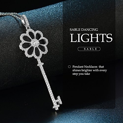 Necklace, Jewelry Pendant Necklace, Sable “Secret Garden’s Key”, Best Idea Gifts for Girls Women