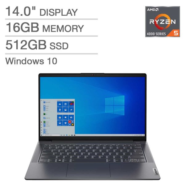 IdeaPad 5 14" Laptop (R5 4600U, 16GB, 512GB)